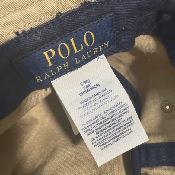 Men's Ralph Lauren Polo Bucket Hat with Bear Embroidery - Picture 4 of 10